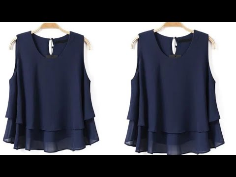 How to make double layer top cutting and stitching 14 to 15 year girl ...