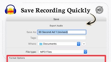 Hoe audio exporteren in Audacity (bestand opgeslagen)