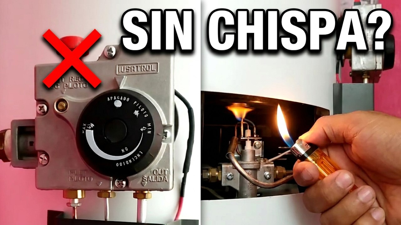 Prender Boiler sin utilizar sistema PIEZOELÉCTRICO - YouTube