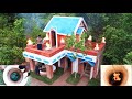 The Awesome Build The Most Beautiful Mud Golf Villa & water wells By Ancient Skills   ( Part 2 )