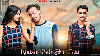 Khushi Jab Bhi Teri Song | HR creation |Jubin Nautiyal, cute love story