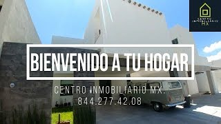RESIDENCIA EN VENTA AL NORTE DE SALTILLO $3,091,818.00