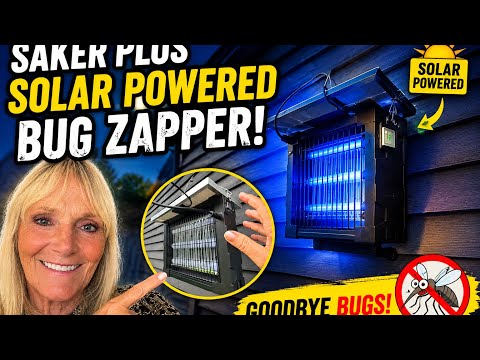 Does This Solar Bug Zapper Really Work? | Saker Plus Review ☀️🦟