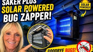 Does This Solar Bug Zapper Really Work | Saker Plus Review ☀️🦟