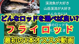 フライロッド、最初の1本オススメ動画【紹介動画】