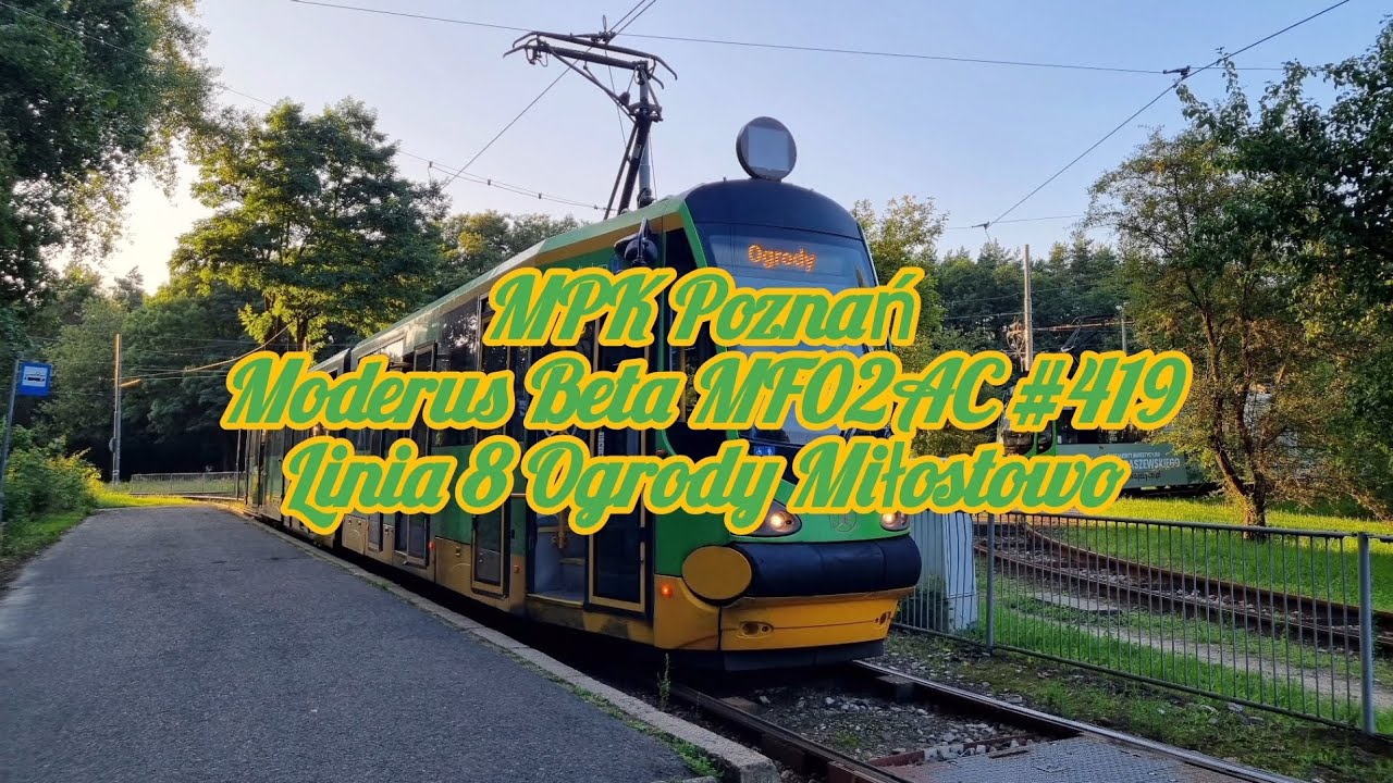 Mpk Poznań linia 8 Ogrody Miłostowo 