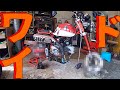 【モンキー125 10インチワイドホイール化】ワイドホイール＆極太タイヤ を装着！4ｃｍローダウンでモンキー125をさらに可愛いく！！  オイルクーラー、スプロケetc...【キャッツファクトリー】