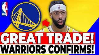 LAST MINUTE! ANTHONY DAVIS WITHOUT COMMERCIAL BLOCK! WARRIORS INVOLVED! GOLDEN STATE WARRIORS NEWS!