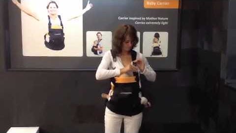 Instruction video Cross the straps Baby Carrier Dynamic Minimonkey