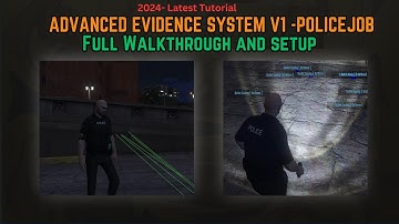 Advanced  Evidence Script V1 | Install & Showcase | FiveM Tutorial 2024 | Brave Development