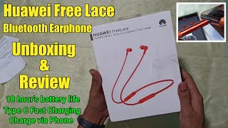 Huawei FreeLace Premium Wireless Bluetooth Earphone Unboxing & Review🔥