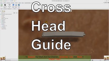 PTC CREO Modeling Part 1-29 | CROSS HEAD GUIDE