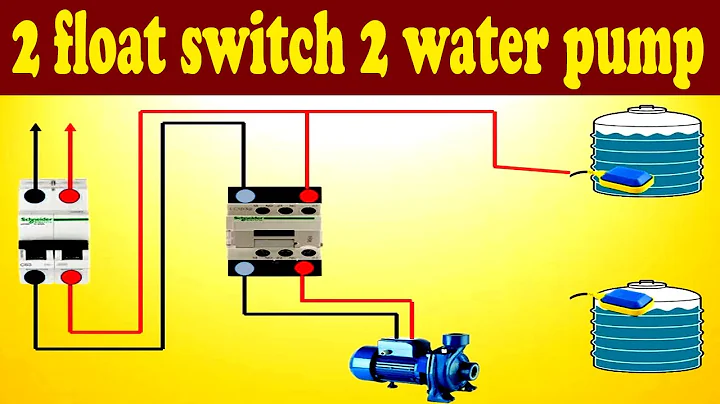 how to connect 2 float switch 2 water pump wiring diagram connection | Ali Technical Power