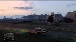 Riding The Rhino Tank Gta V
