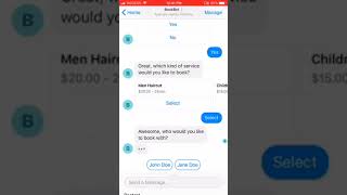 Bookbot Chat Based Reservations