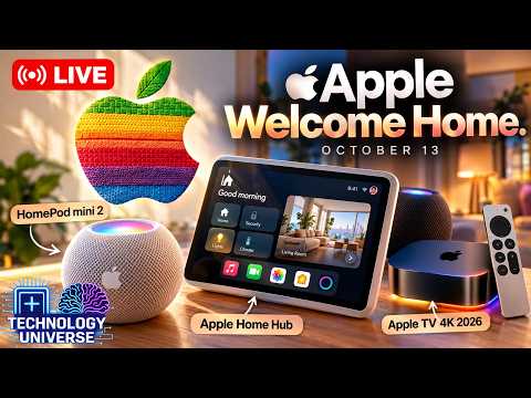 🔴 Apple Welcome Home 2026 — НОВЫЕ УСТРОЙСТВА?! Home Hub, Apple TV и HomePod mini 2