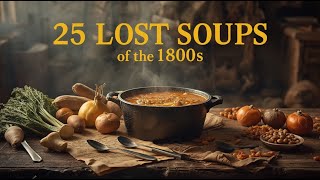 25 Lost Soups From the 1800s | That Got America Through Winter ❄️🍲