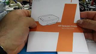 Analisis impresora HP DeskJet 2700e