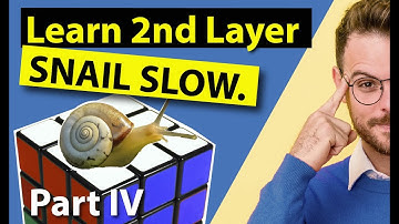 Solve 2nd Layer SLOW | Rubik