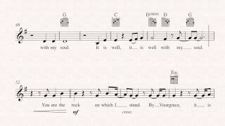 Guitar  - It Is Well With My Soul -  Hillsong United -  Sheet Music, Chords, & Vocals chords