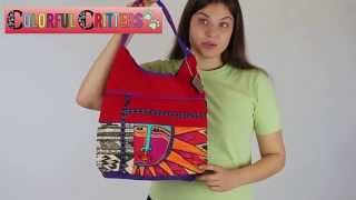 Laurel Burch Celestial Rays Medium Scoop Tote LB5662