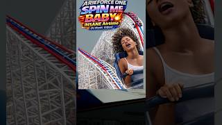 ArieForce One | Fun Spot Atlanta | Spin Me Baby 🔥 INSANE Airtime | #shorts