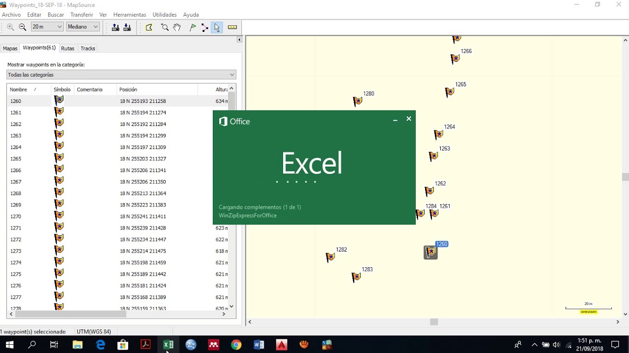 Como pasar waypoints a AutoCAD? YouTube