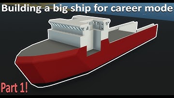 Getting started on the mega boat for career! Stormworks career boat build EP 1!