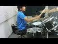 芳本美代子 雨のハイスクール drum cover