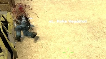 Sick 270° Deagle Flick Shot. Counter-Strike: Source