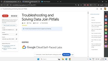 Troubleshooting and Solving Data Join Pitfalls|| GSP412 || #2025 Solution