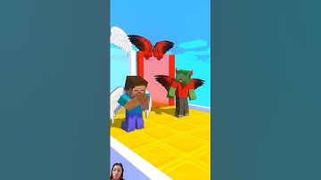 Steve vs. ZOMBIE! 😱🔥 Destiny Run 2 – Who Will Win?! 😂 #minecraft #minecraftanimetion #roblox