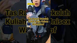 Tas Ransel Sekolah Kuliah Kerja Unisex Waterproof #racunshopee #ransel #backpack #bagpack #tasransel