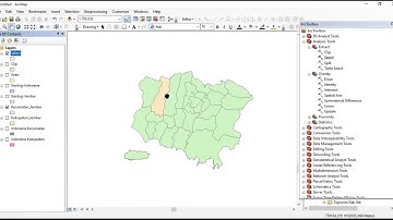 Tutorial Penggunaan Analysis Tools Pada Arcgis