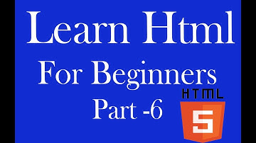 Learn Html Beginners Part - 6 Table Row CSS Design