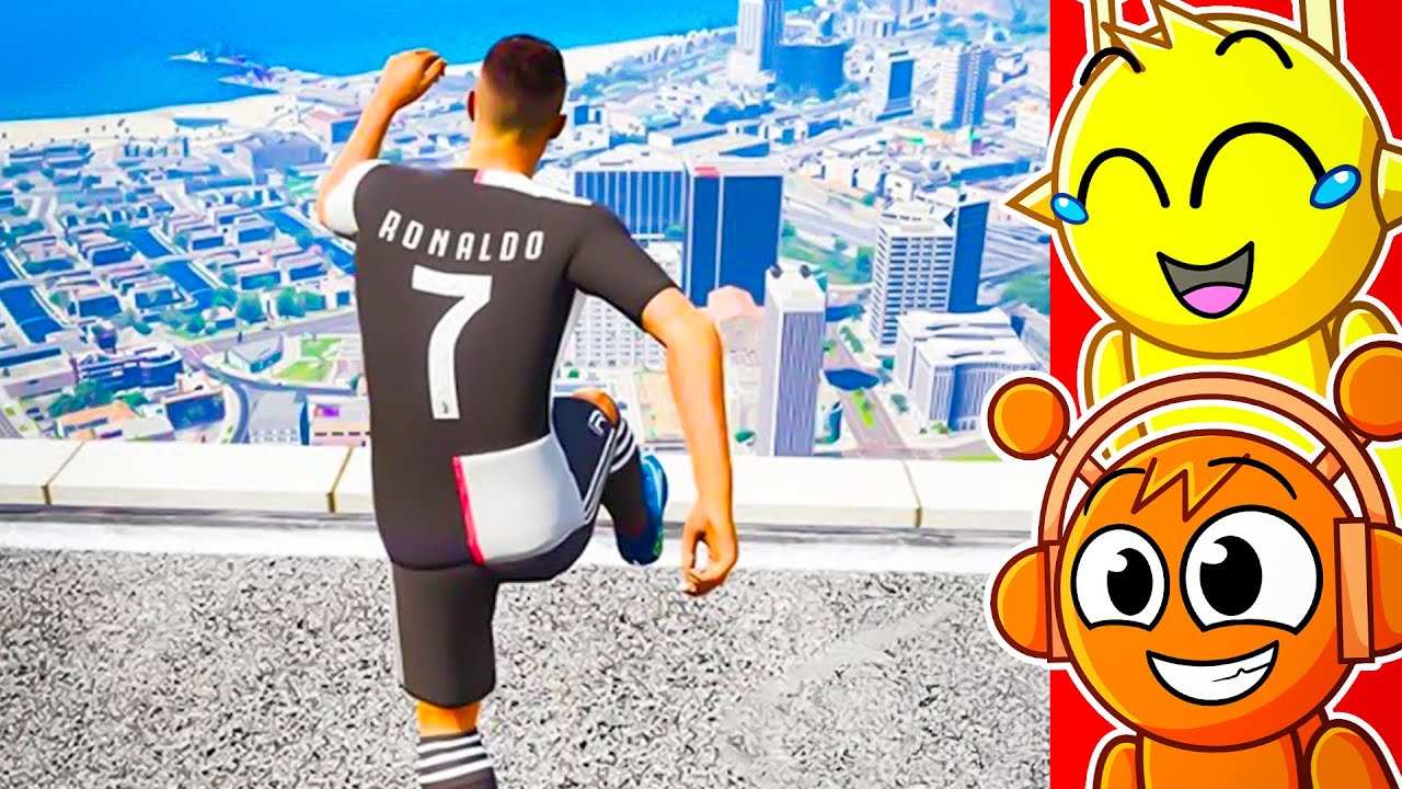 Реакция на КРИШТИАНУ РОНАЛДУ в GTA 5