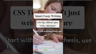 SMART ESSAY WRITING TIP FOR CSS/UPSC