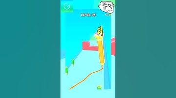 Color Pencil Run 6 Levels - Best Gameplay Walkthrough Android, iOS Games #shortvideos