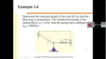 Equilibrium of a particle (part 2)