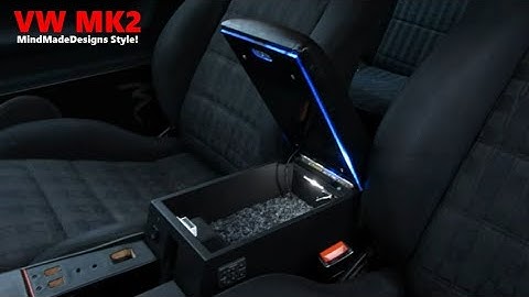 How to Build a Car Custom Center Console Armrest Storage Box ✔