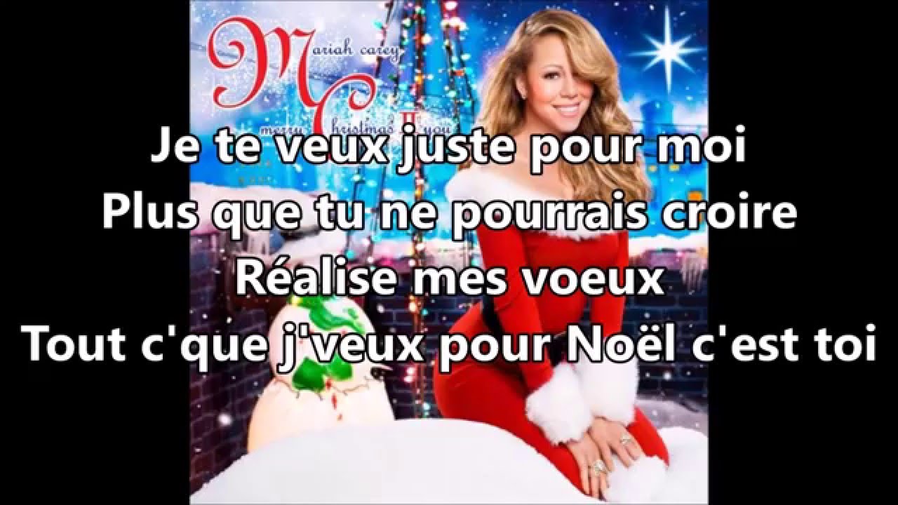 Chanson Noel Mariah Carey Paroles