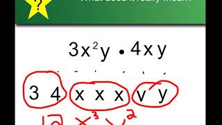 Multiplying Monomials