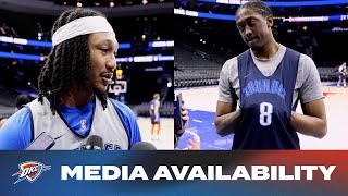 Media Availability Jaylin Williams + One on One Jalen Williams | January 14, 2025 | OKC Thunder