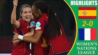 Spain vs France | HIGHLIGHTS | UEFA Women's Nations League Final 2024
