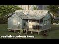i built a realistic low income house in the sims 4 