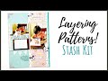 Layering Patterns! | 9x12 Scrapbook Layout | March Stash Kit