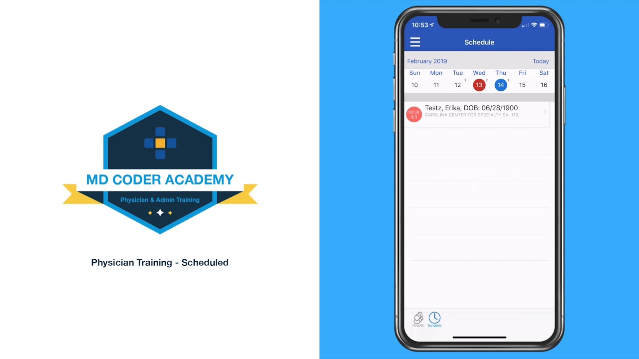 MD Coder Academy: Navigating the Scheduled Patient List - YouTube