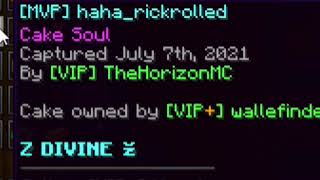 The Skyblock auction house rickroll