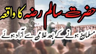 حضرت سالم رضہ کا واقعہ زندگی |  سبق آموز واقع |واقعات| صحابہ کی زندگی | اسلامک ویڈیو | History | PAW