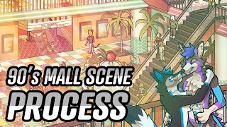 Mall Full Scene Process